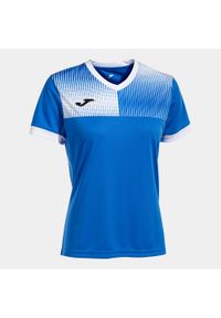 Zrównoważony T-shirt Joma Eco Supernova Royal-White dla kobiet. Kolor: wielokolorowy, niebieski, biały. Materiał: poliester. Sport: piłka nożna #1
