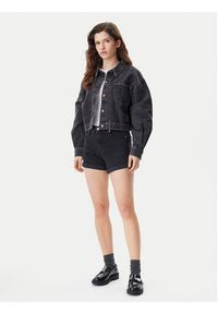 Calvin Klein Jeans Szorty jeansowe J20J225161 Czarny Regular Fit. Kolor: czarny. Materiał: bawełna #5