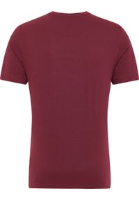 Mustang - MUSTANG STYLE ALEX C LOGO TEE MĘSKI T-SHIRT KOSZULKA NADRUK ZINFANDEL 1013221 7184. Długość rękawa: krótki rękaw. Długość: krótkie. Wzór: nadruk #6