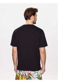 Just Cavalli T-Shirt 74OBHF07 Czarny Regular Fit. Kolor: czarny. Materiał: bawełna