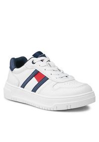 TOMMY HILFIGER - Tommy Hilfiger Sneakersy T3X9-33115-1355 M Biały. Kolor: biały