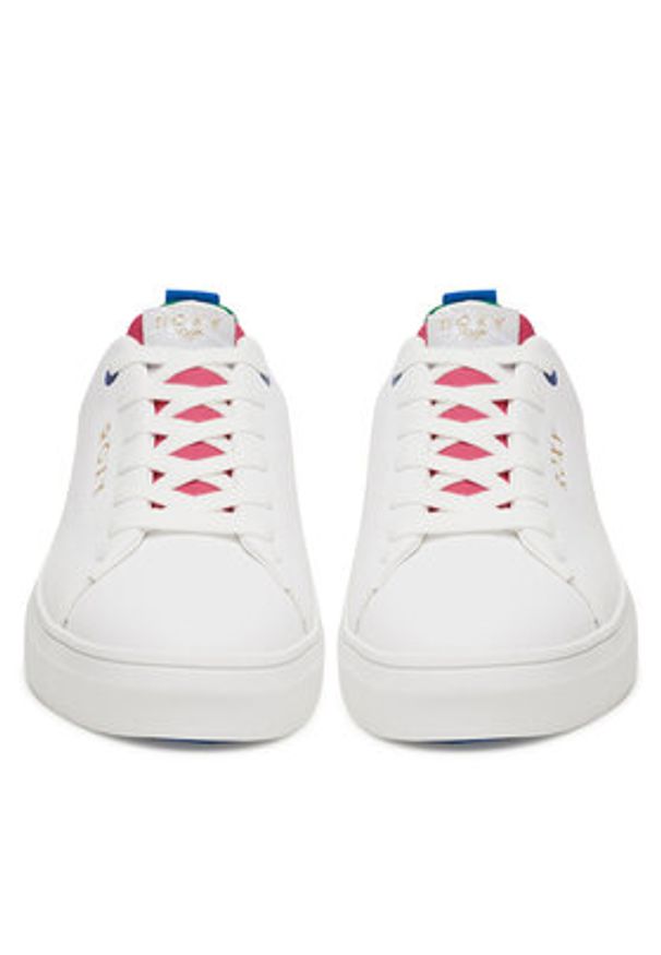 Roxy Sneakersy V12-902 Biały. Kolor: biały. Materiał: syntetyk