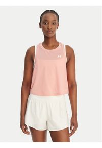 Under Armour T-Shirt Motion 6011229 Różowy Slim Fit. Kolor: różowy. Materiał: syntetyk #1