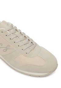 BOSS Sneakersy Levon 50569298 Beżowy. Kolor: beżowy. Materiał: materiał #4