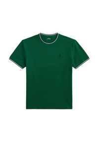 Polo Ralph Lauren T-Shirt 710963492502 Zielony Regular Fit. Typ kołnierza: polo. Kolor: zielony. Materiał: bawełna #5
