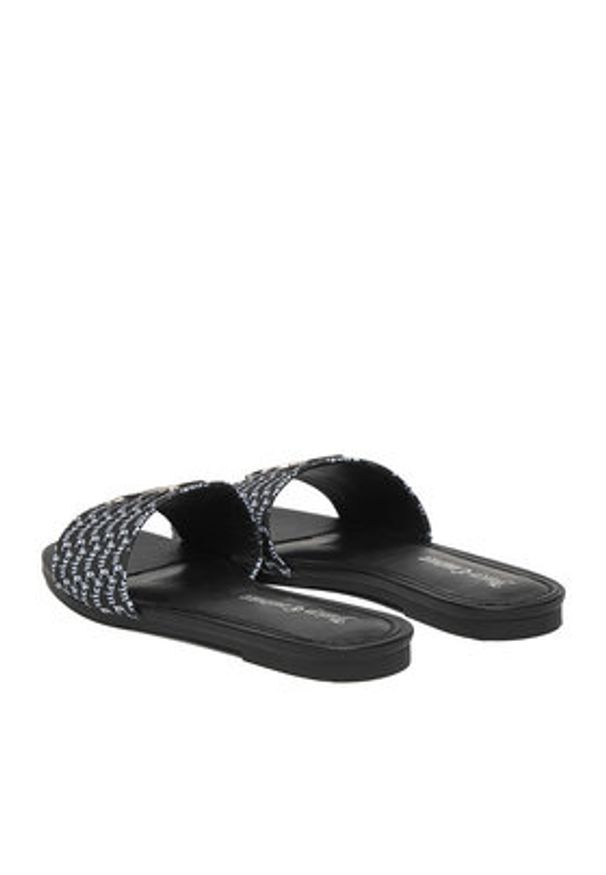 Juicy Couture Klapki CEO-HY24111-1 Czarny. Kolor: czarny. Materiał: materiał