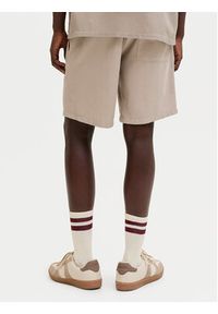 Jack & Jones Szorty materiałowe Jaiden 12295862 Beżowy Relaxed Fit. Kolor: beżowy. Materiał: bawełna #7