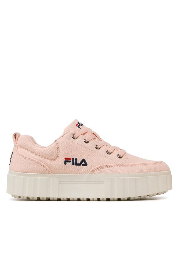 Fila Sneakersy Sandblast C Wmn FFW0062.40064 Beżowy. Kolor: beżowy. Materiał: materiał