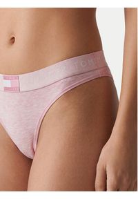 TOMMY HILFIGER - Tommy Hilfiger Stringi UW0UW06039 Różowy jasny. Kolor: różowy. Materiał: bawełna #3