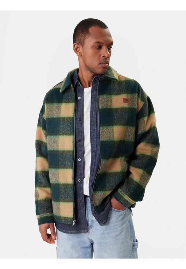 DC Shoes Kurtka przejściowa Henderson EDYWT03266 Brązowy Regular Fit. Kolor: zielony. Materiał: syntetyk