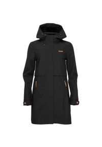 ZOOPLEMENTS - Płaszcz softshell damski LOAP Lacrosa czarny XS. Kolor: czarny. Materiał: softshell #1