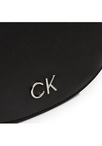 Calvin Klein Torebka Ck Daily Saddle Bag Pebble K60K611679 Czarny. Kolor: czarny. Materiał: skórzane #4