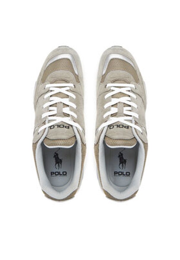 Polo Ralph Lauren Sneakersy Trackstr 250 809960925002 Brązowy. Kolor: brązowy. Materiał: skóra, zamsz