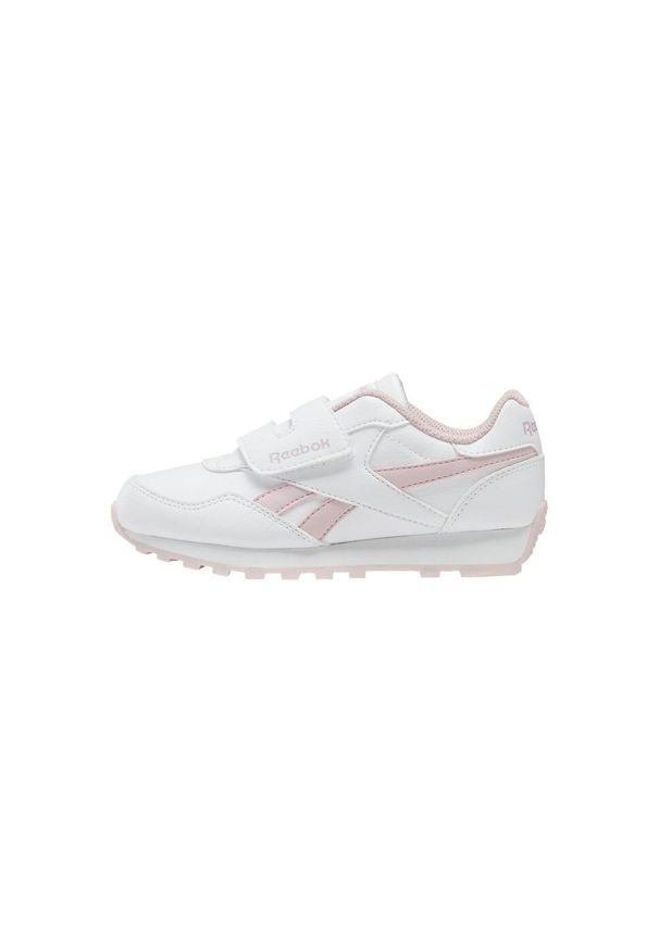 Buty do chodzenia dla dzieci Reebok Rewind PS. Zapięcie: rzepy. Kolor: biały, wielokolorowy, różowy. Materiał: guma, materiał, syntetyk. Szerokość cholewki: normalna. Sport: turystyka piesza