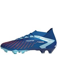 Adidas - Buty piłkarskie adidas Predator Accuracy.1 Ag M IE9487 niebieskie. Zapięcie: sznurówki. Kolor: niebieski. Materiał: syntetyk, guma. Szerokość cholewki: normalna. Sport: piłka nożna #6