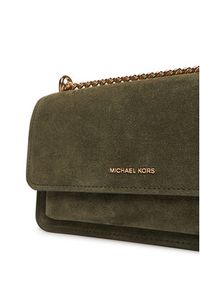MICHAEL Michael Kors Torebka Claire 30F5GC7L3S Khaki. Kolor: brązowy. Materiał: skórzane, zamszowe