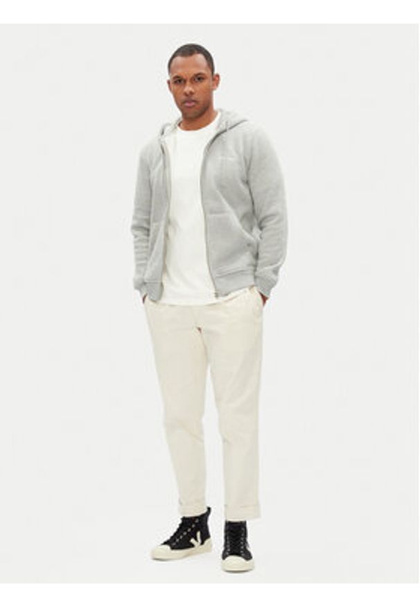 Pepe Jeans Bluza Damian PM582752 Szary Regular Fit. Kolor: szary. Materiał: bawełna, syntetyk