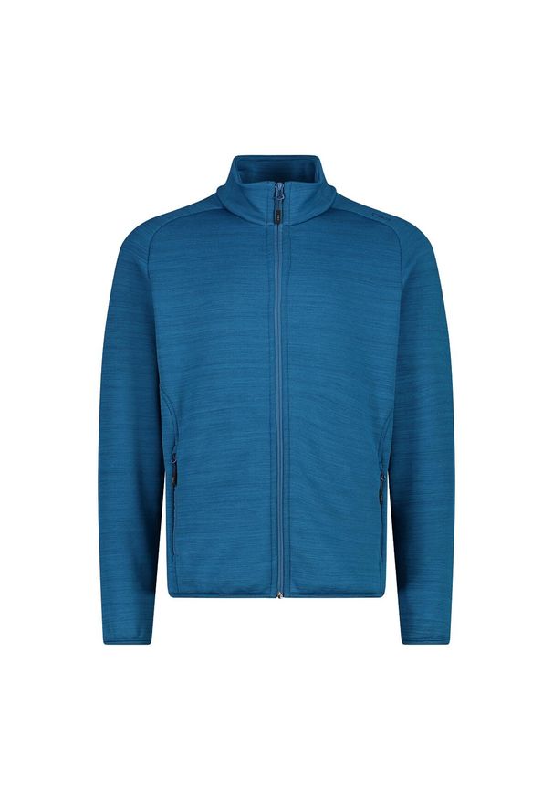 Bluza męska turystyczna CMP 30E9707. Kolor: niebieski. Styl: sportowy. Sport: turystyka piesza