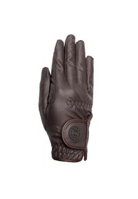 Rękawice jeździeckie damskie RSL Riders Touch Seoul. Kolor: brązowy. Sport: kolarstwo, jeździectwo #1
