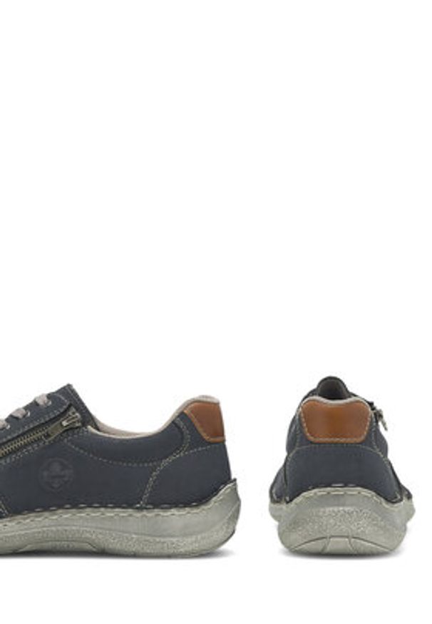 Rieker Półbuty 03030-14 Granatowy. Kolor: niebieski. Materiał: materiał, syntetyk