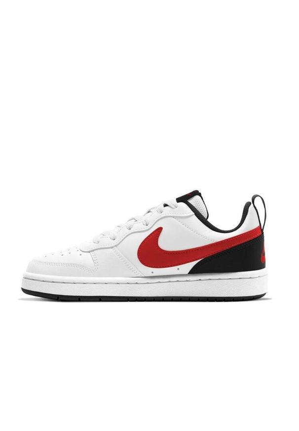 Buty Sportowe Młodzieżowe Nike Court Borough Low 2 (GS). Okazja: na co dzień. Kolor: biały. Model: Nike Court. Sport: turystyka piesza