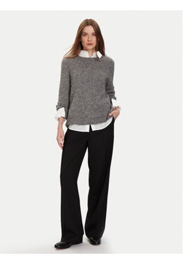 TOMMY HILFIGER - Tommy Hilfiger Spodnie materiałowe Timeless WW0WW48362 Czarny Straight Fit. Kolor: czarny. Materiał: syntetyk