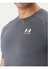 Under Armour Koszulka techniczna Ua HeatGear® Armour 1361518 Szary Slim Fit. Kolor: szary. Materiał: syntetyk #4