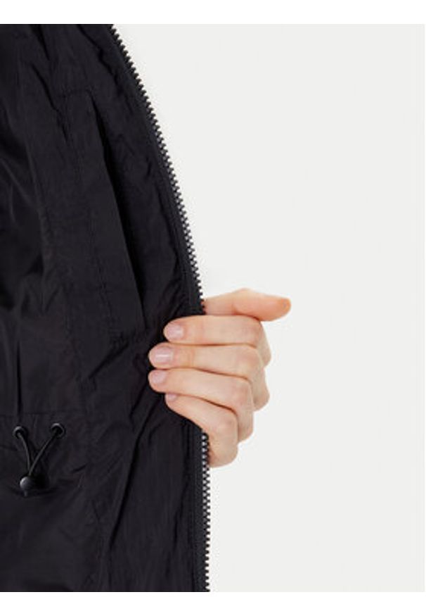 Karl Lagerfeld - KARL LAGERFELD Kurtka przejściowa A1W15049 Czarny Regular Fit. Typ kołnierza: dekolt w karo. Kolor: czarny. Materiał: syntetyk