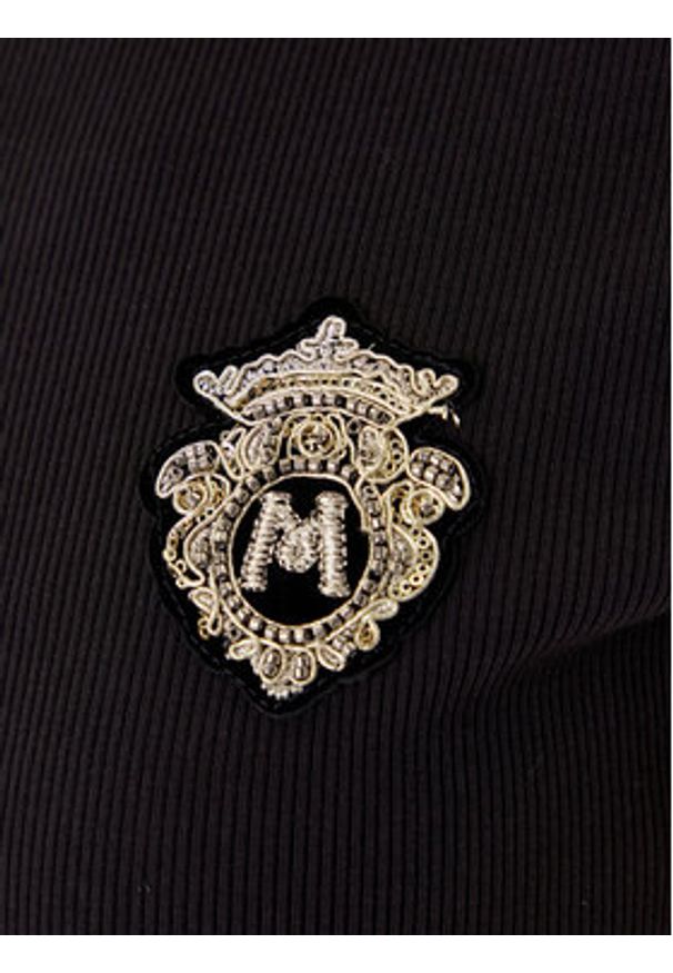 Morgan Polo 252-DPOLLA Czarny Slim Fit. Typ kołnierza: polo. Kolor: czarny. Materiał: bawełna