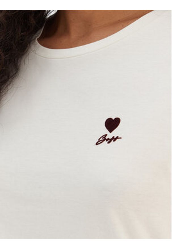 BOSS T-Shirt Elove 50556994 Beżowy Regular Fit. Kolor: beżowy. Materiał: bawełna