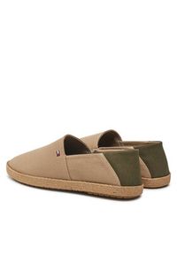 TOMMY HILFIGER - Tommy Hilfiger Espadryle FM0FM05353 Beżowy. Kolor: beżowy. Materiał: materiał #4
