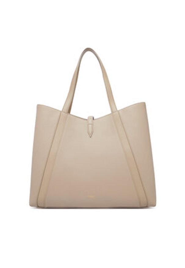 Furla Torebka Goccia L WB01788 BX3353 KH 4488S Beżowy. Kolor: beżowy. Materiał: skórzane