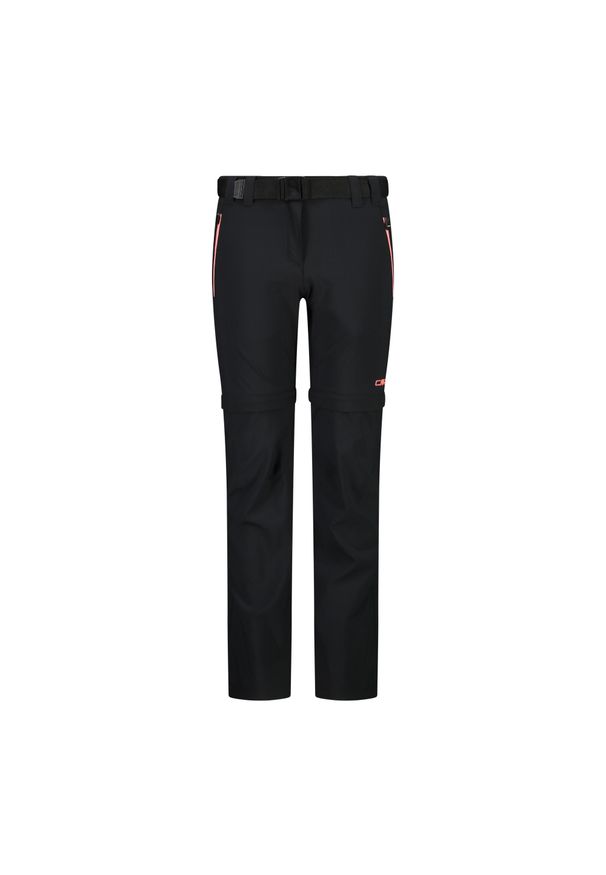 Spodnie dziecięce turystyczne CMP 3T51445. Kolor: różowy, wielokolorowy, czarny. Sezon: lato. Sport: turystyka piesza