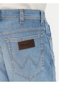 Wrangler Szorty jeansowe Texas 112362508 Niebieski Regular Fit. Kolor: niebieski. Materiał: bawełna #5