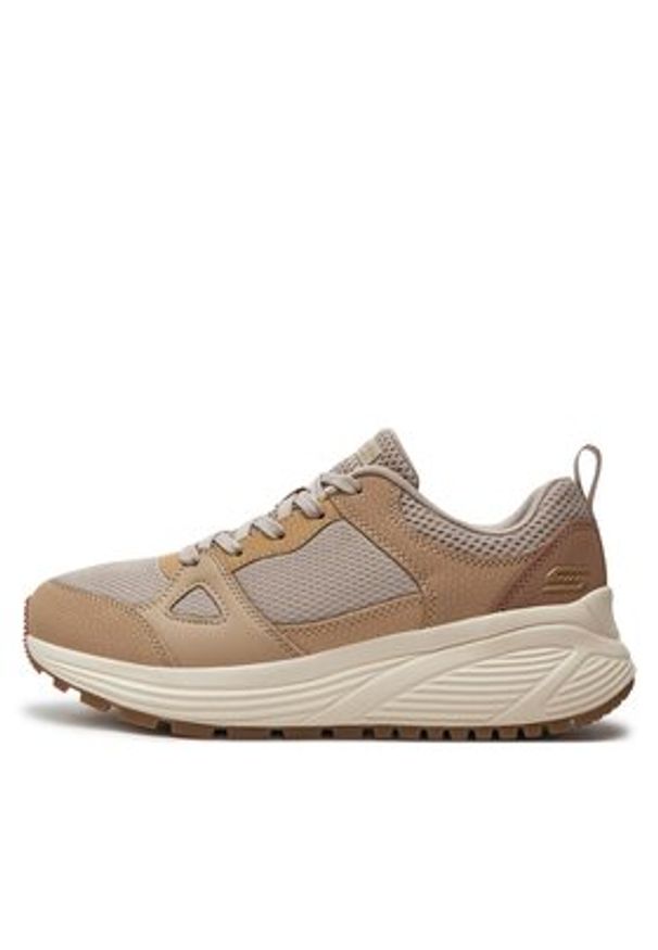 skechers - Skechers Sneakersy Bobs Sparrow 2.0-Retro Clean 117268/TPMT Beżowy. Kolor: beżowy. Materiał: skóra