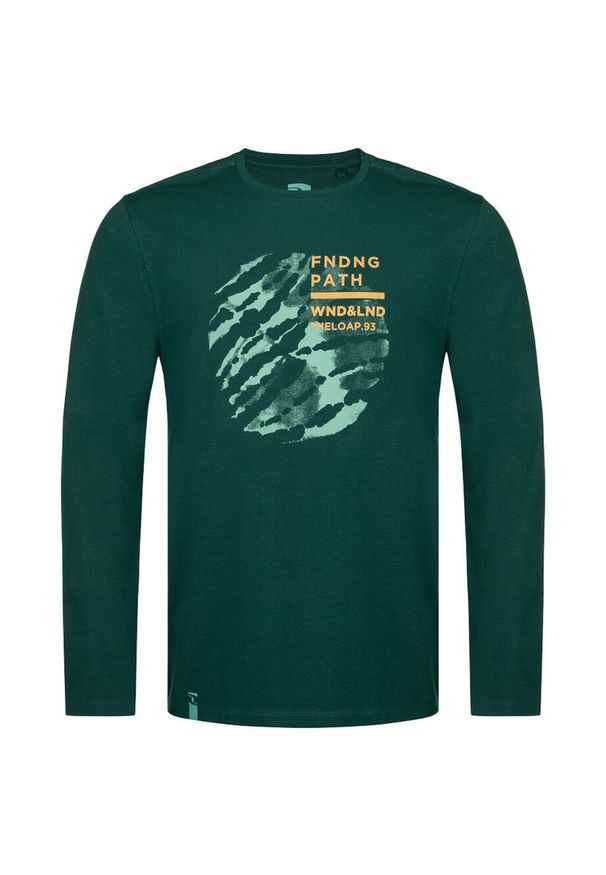 Lowa - Męska koszulka t-shirt Aldar Green 2XL - organiczna bawełna. Kolor: zielony. Materiał: bawełna. Sport: turystyka piesza