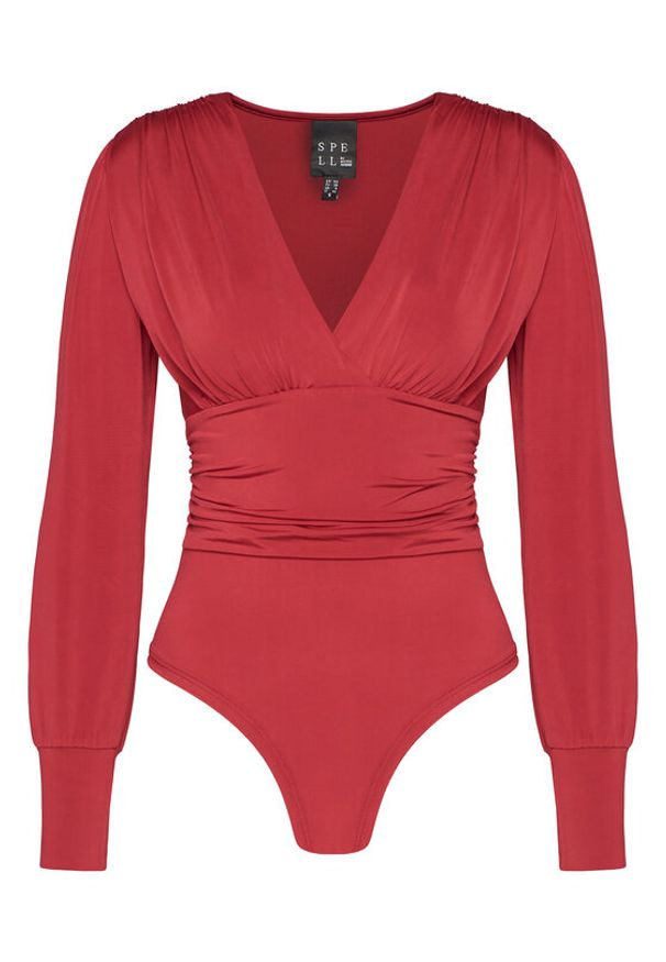 ACCESS FASHION Body 54-2018-324 Czerwony Slim Fit. Kolor: czerwony. Materiał: syntetyk