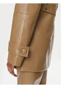 ROTATE Kurtka z imitacji skóry 1121422512 Brązowy Regular Fit. Kolor: brązowy. Materiał: skóra #5