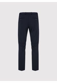 Pako Lorente - PAKO LORENTE – Granatowe spodnie garniturowe. Kolor: niebieski. Materiał: poliester, elastan, wiskoza. Wzór: gładki. Styl: elegancki #2