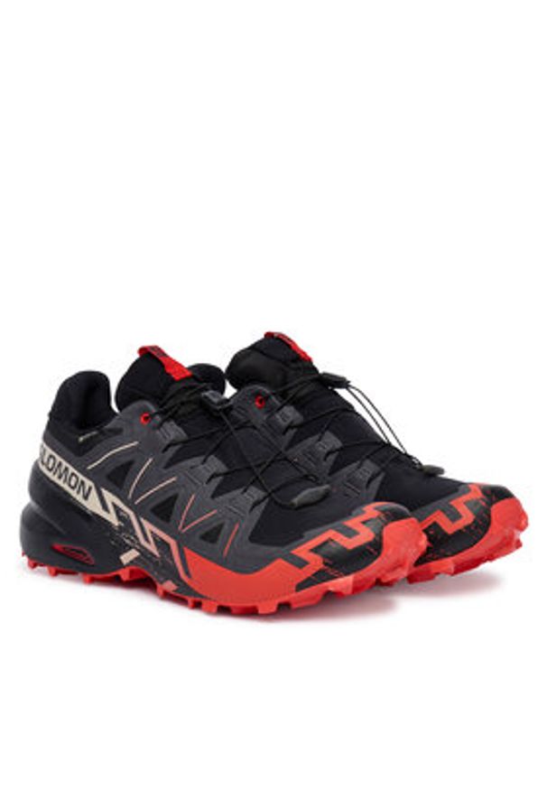 salomon - Salomon Buty do biegania Speedcross 6 Gore-Tex L49226000 Czarny. Kolor: czarny. Materiał: materiał. Technologia: Gore-Tex. Model: Salomon Speedcross