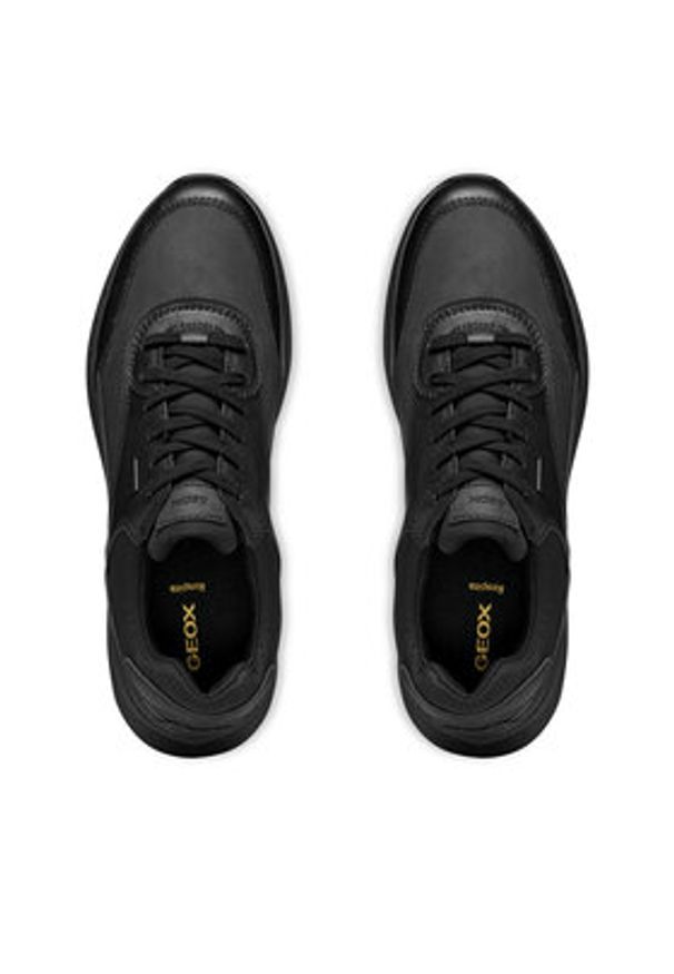 Geox Sneakersy U Branthon B Abx U56M6A 0EKBU C9999 Czarny. Kolor: czarny. Materiał: skóra