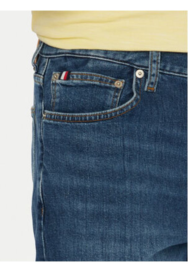 TOMMY HILFIGER - Tommy Hilfiger Szorty jeansowe Denton MW0MW42558 Granatowy Straight Leg. Kolor: niebieski. Materiał: bawełna