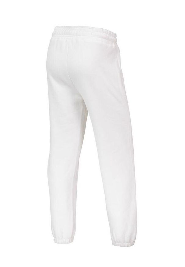 PITBULL - Spodnie męskie Pitbull dresowe damskie oversize Tyrian. Kolor: biały. Materiał: dresówka. Sport: fitness