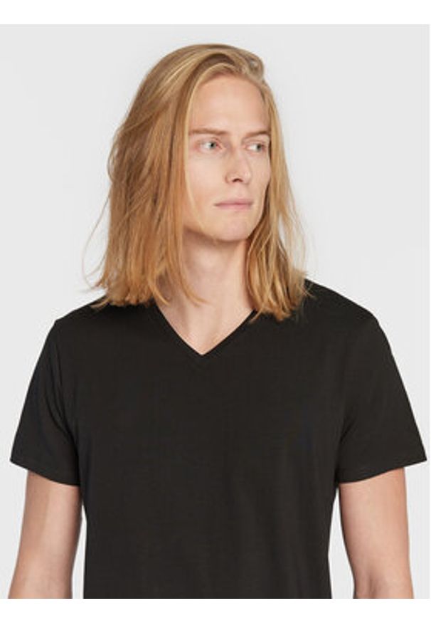 Blend Komplet 2 t-shirtów Dinton 701996 Czarny Slim Fit. Kolor: czarny. Materiał: bawełna
