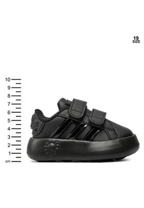 Adidas - adidas Sneakersy STAR WARS Grand Court Cf I IH7579 Czarny. Kolor: czarny. Materiał: skóra. Wzór: motyw z bajki