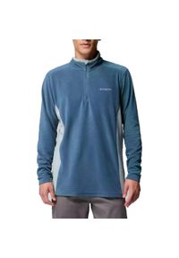 columbia - Bluza polarowa COLUMBIA KLAMATH RANGE II HALF ZIP Niebieski. Kolor: niebieski. Materiał: polar. Styl: sportowy. Sport: turystyka piesza #1
