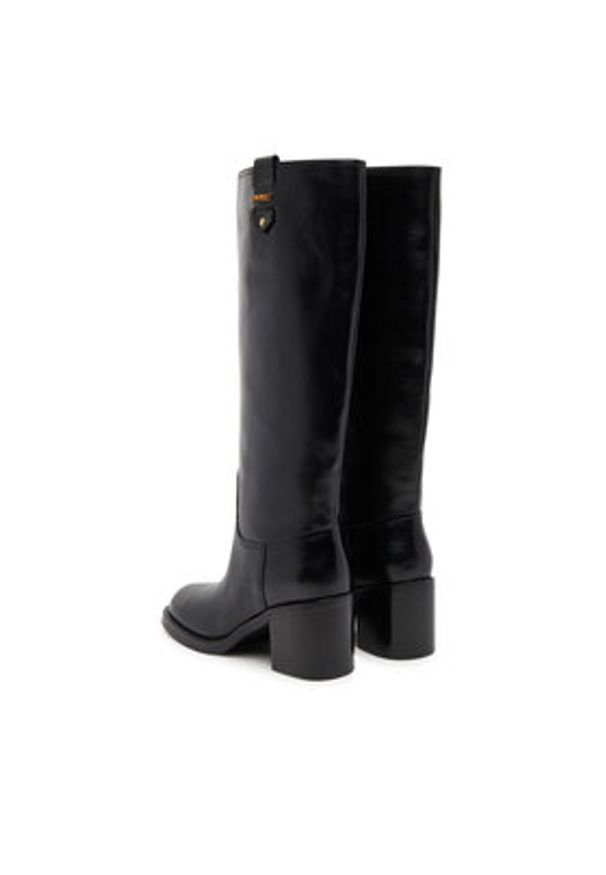 TwinSet - TWINSET Kozaki ko252TCP080 Czarny. Kolor: czarny. Materiał: skóra