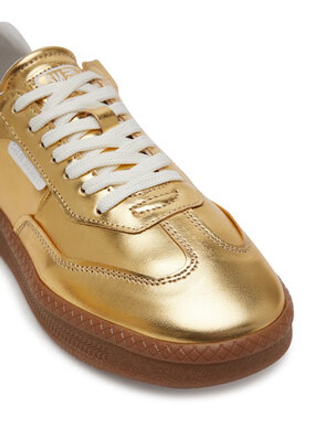 Steve Madden Sneakersy Euphoria SM11003591 Złoty. Kolor: złoty. Materiał: skóra