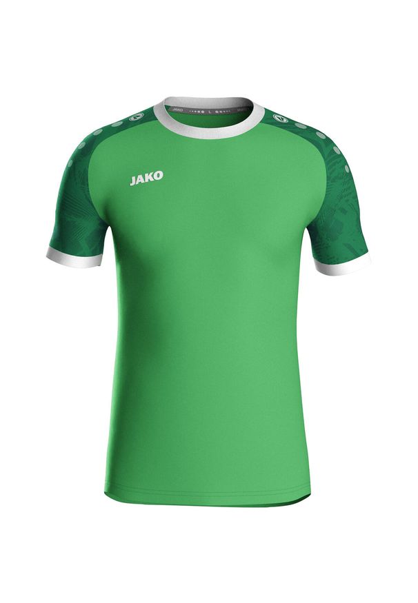 Jersey Jako Iconic. Kolor: zielony. Materiał: jersey. Sport: piłka nożna, fitness