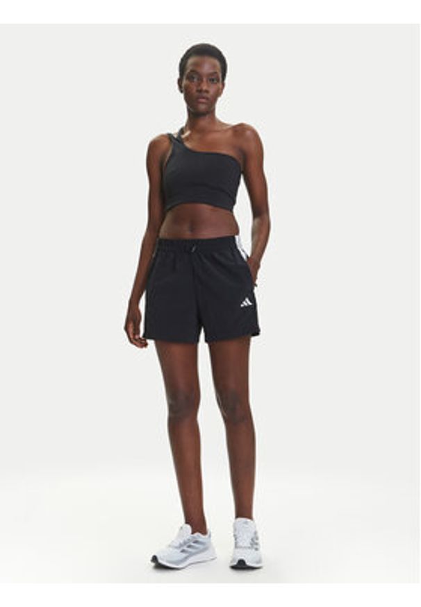 Adidas - adidas Szorty sportowe Essentials 3-Stripes JE1309 Czarny Loose Fit. Kolor: czarny. Materiał: syntetyk